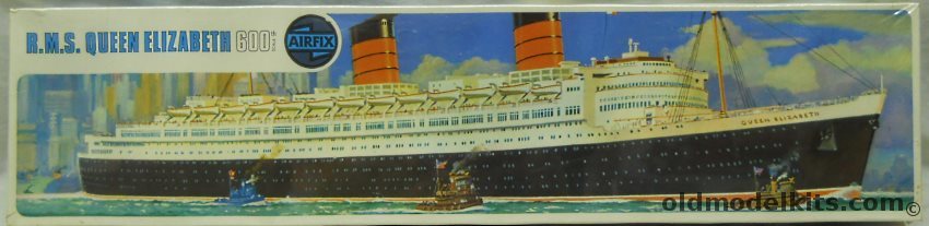 Airfix 1/600 RMS Queen Elizabeth Ocean Liner, 06201-9 plastic model kit